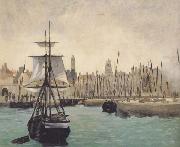 Edouard Manet Le Port de Calais (mk40) Sweden oil painting reproduction